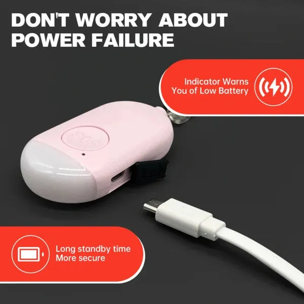 130dB Siren Safety Alarm with LED