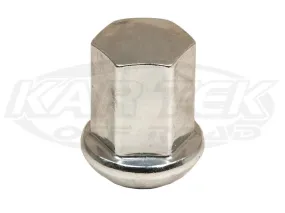 14mm x 1.50 Chrome Steel Porsche Lug Nut With Ball Seat Taper Does Not Fit EMPI Porsche Wheels