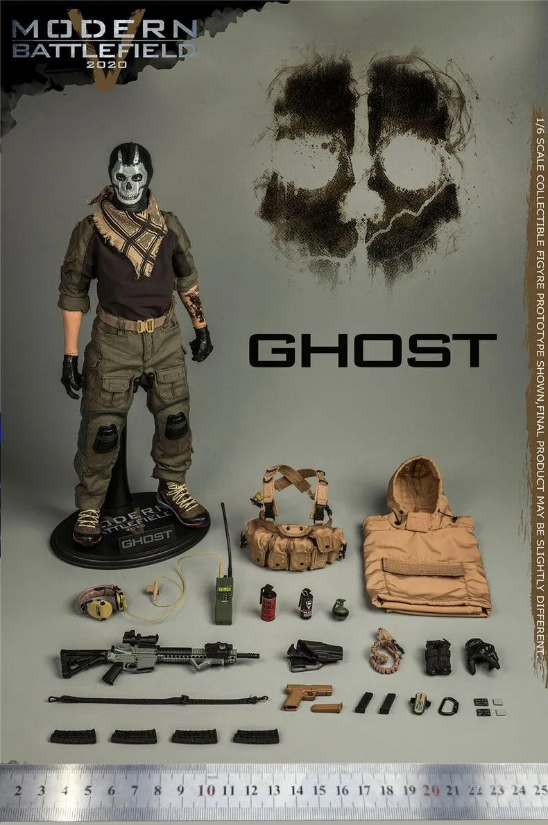 1:6 Modern Battlefield Endwar Ghost Action Figure