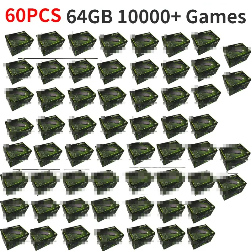 2pcs 3pcs 4pcs 20pcs 28pcs 30pcs 32pcs 60pcs Video Game Console 64G Built-in 10000 Games For VIP Clients