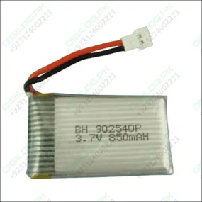 3.7v 850mah Lithium Polymer(lipo) Rechargeable Battery Rc Plane