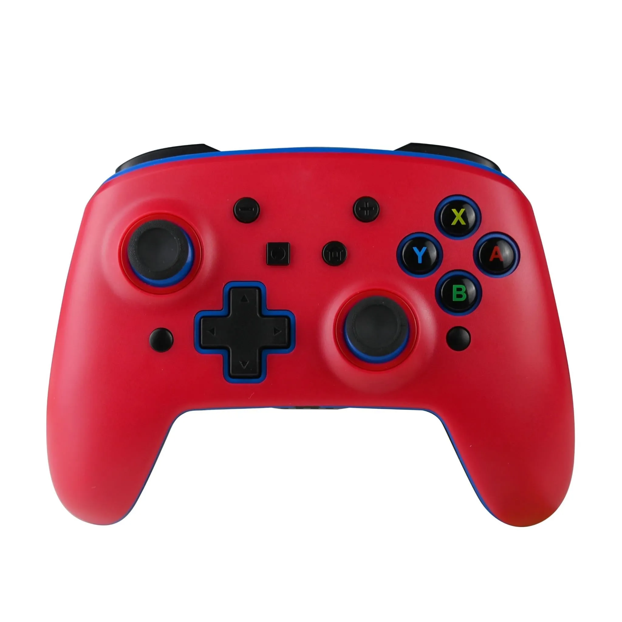 3rd Earth Wireless Controller for Switch with interchangeable face plate (Blue and Red)