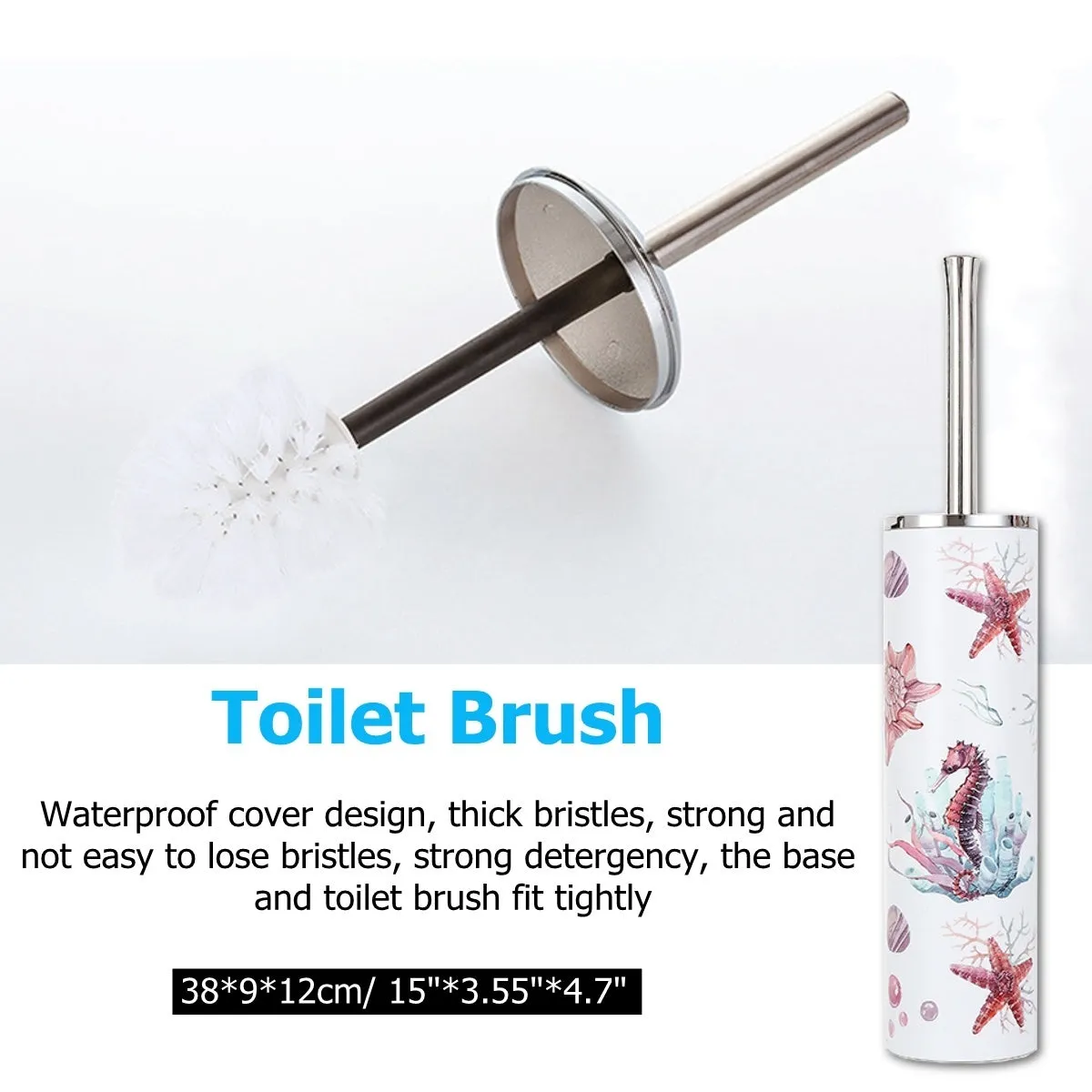 6Pcs Stainless Steel European Style Bathroom Accessories Set Toothbrush Holder Sanitizer Bottle for Home Hotel Shop Homestay