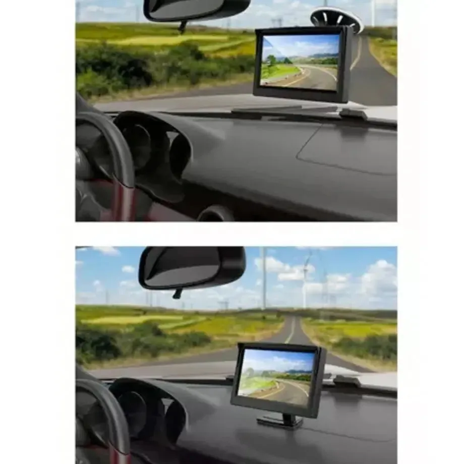 7 Inch - Universal Dash-Mount Monitor Screen With Apple Carplay & Android Auto