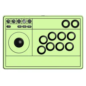 8Bitdo Arcade Stick for Xbox Green Glow Skin