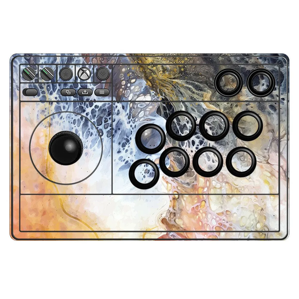 8Bitdo Arcade Stick for Xbox Oil Paint Series Skins