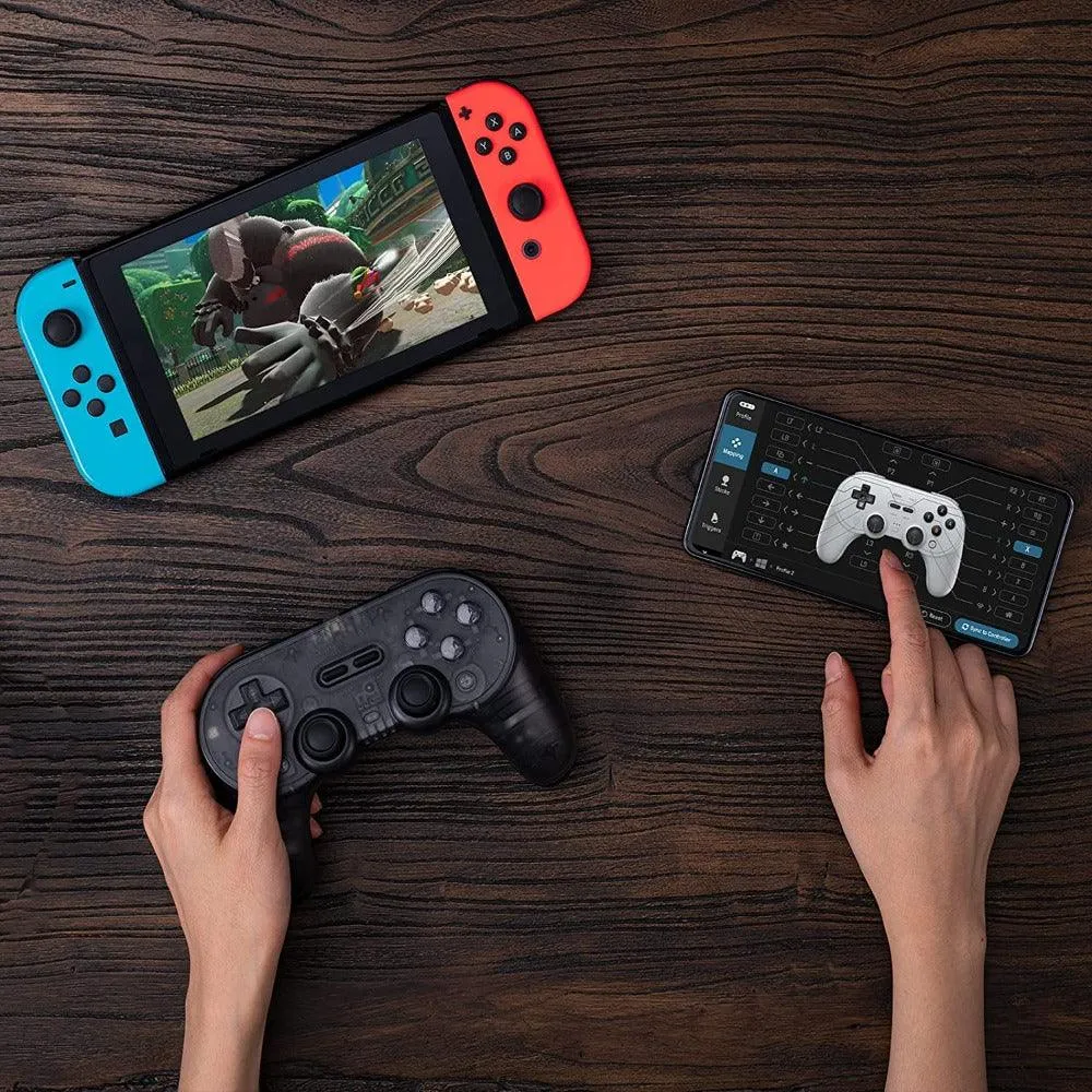 8Bitdo Pro 2 Special Edition Bluetooth Controller: For Switch, PC, macOS, Android, Steam, Raspberry Pi