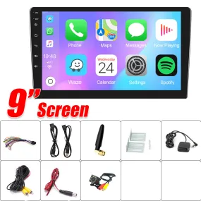 9" HD Touchscreen Car Radio GPS, WIFI, Rear Camera, CarPlay