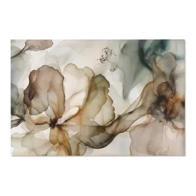 Abstract Area Rug | Liquid Ink Earthy Beige Navy