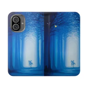 Acrylic Horror Flip Phone Case - Gothic Style