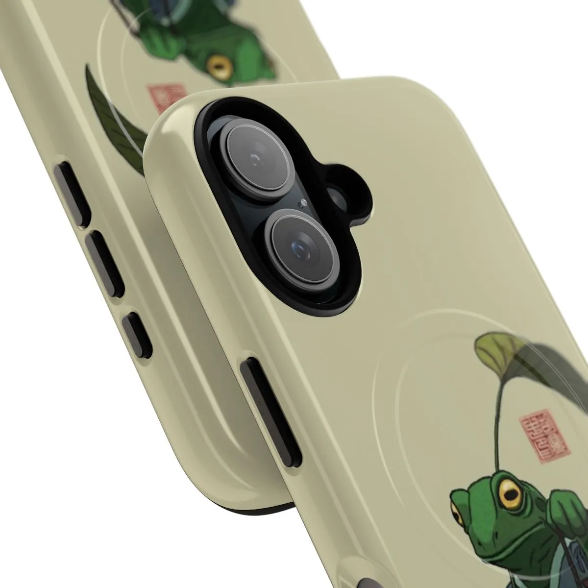 Adorable Frog and Tadpole Magnetic Phone Case