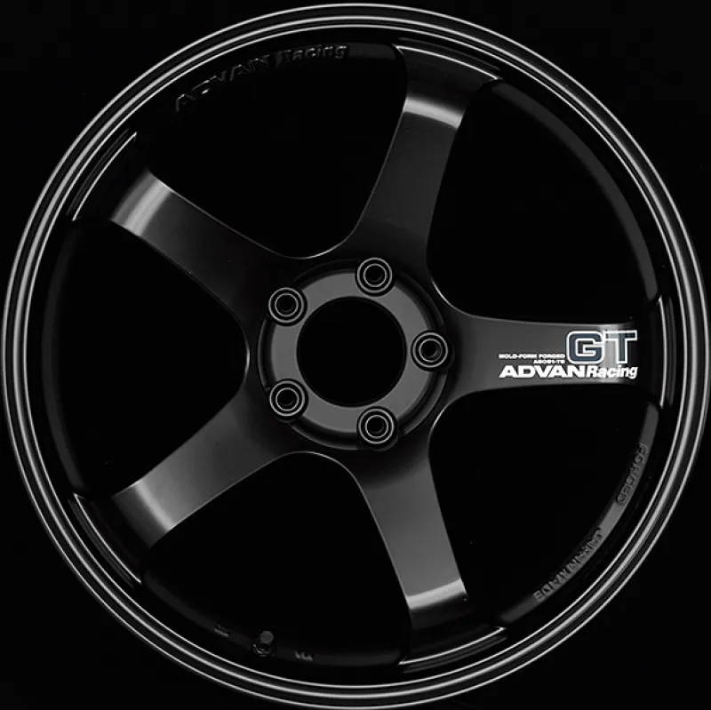 Advan GT 19x10.5  15mm 5-114.3 Racing Semi Gloss Black Wheel