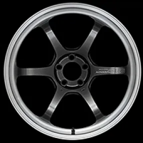 Advan R6 18x10.0  35 5-114.3 Machining & Racing Hyper Black Wheel