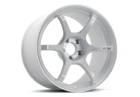 Advan RG-4 18x9.5  25 5-112 Racing White Metallic & Ring Wheel