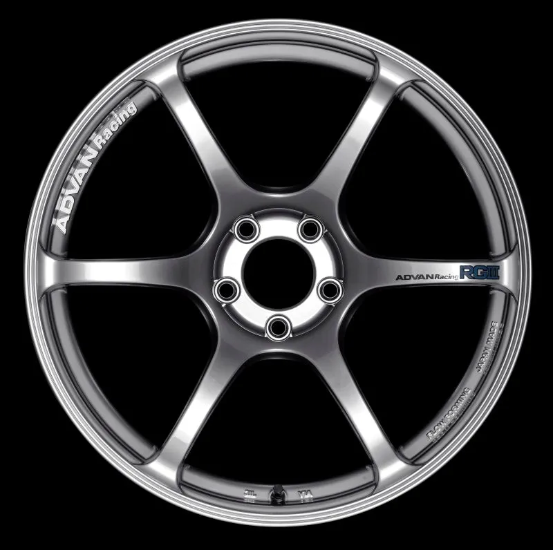 Advan RGIII 19x9.0  25 5-114.3 Racing Hyper Black Wheel