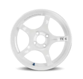 Advan TC4 18x10  25 5-114.3 Racing White and Ring Wheel