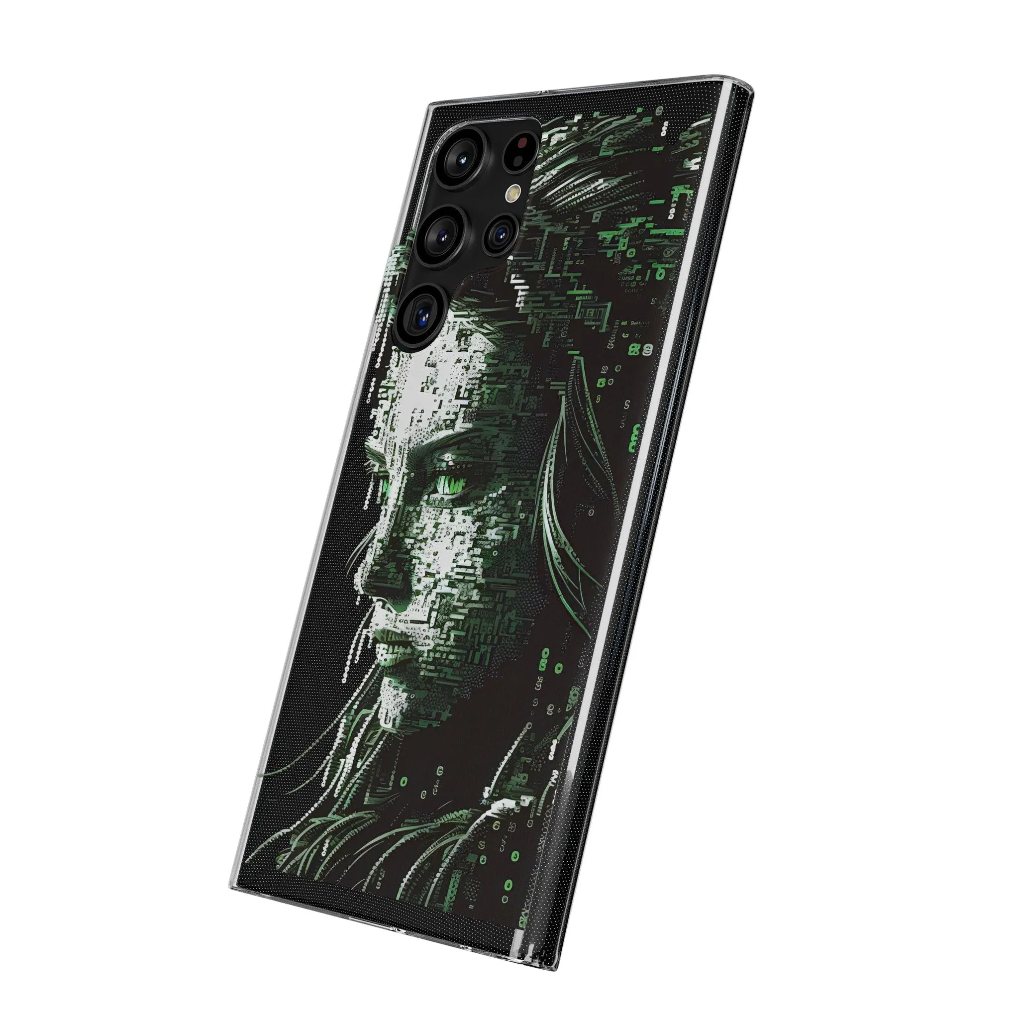 AI Girl Transparent Soft Phone Case for Samsung or Iphone