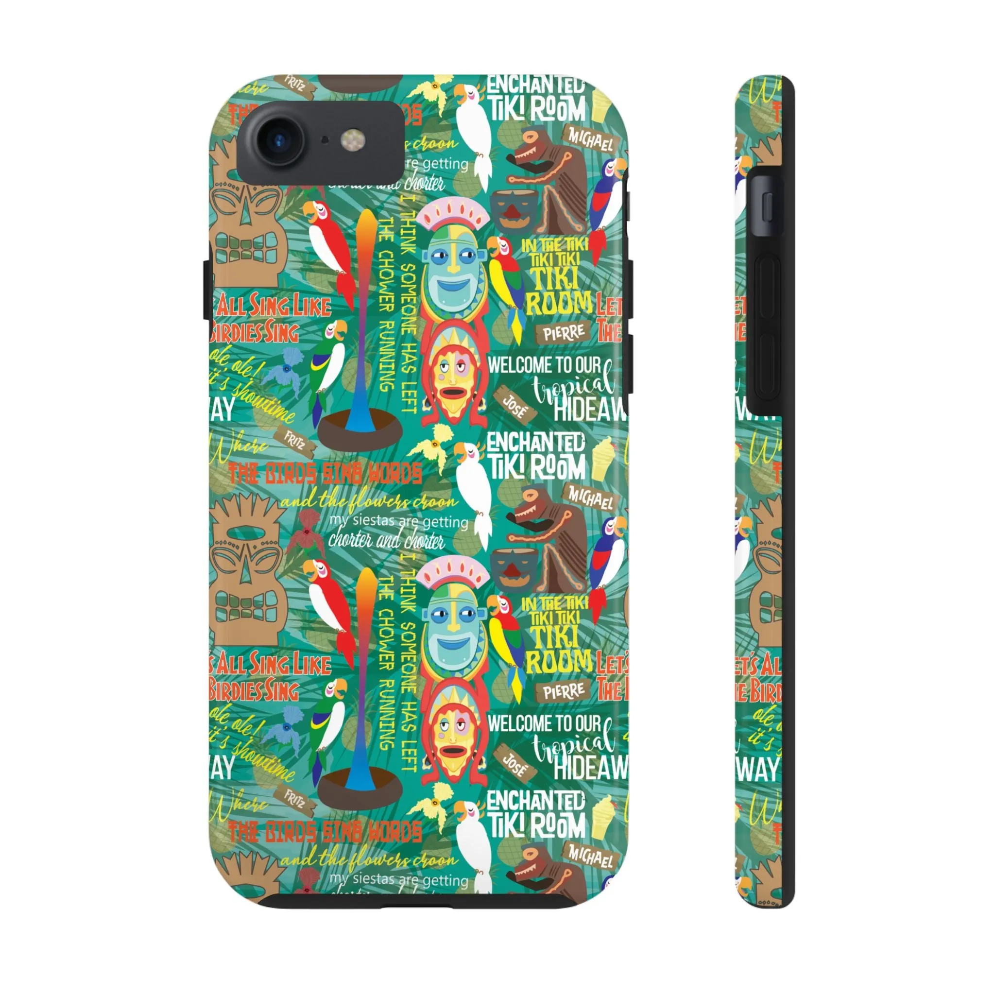 Aloha Tiki Room Phone Case Gift Inspired Fan Art Movie Ride Quotes Jose