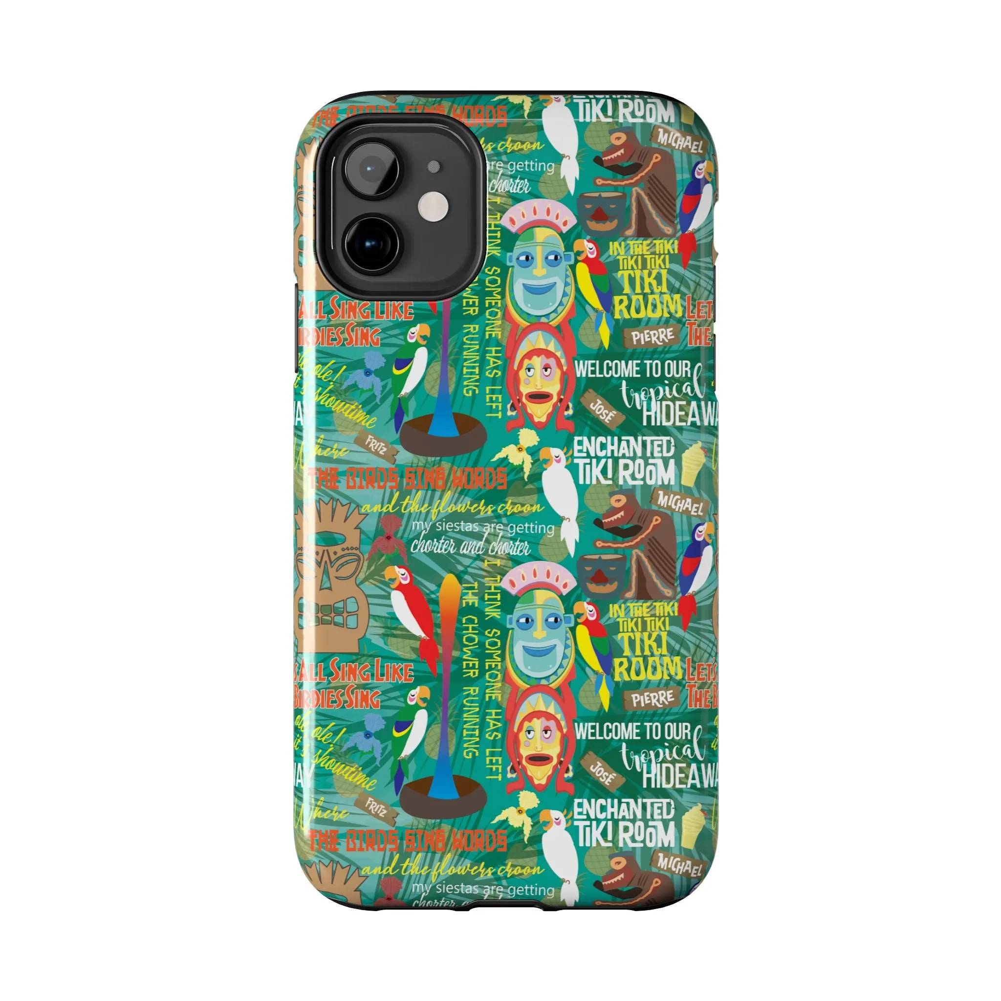 Aloha Tiki Room Phone Case Gift Inspired Fan Art Movie Ride Quotes Jose