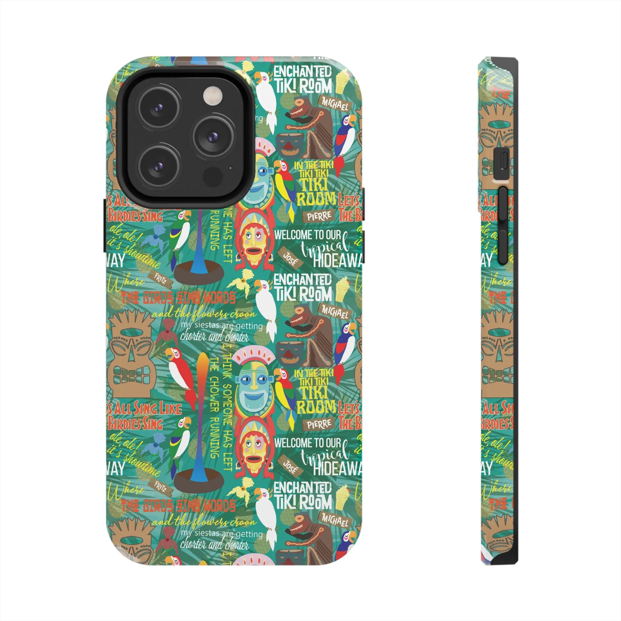 Aloha Tiki Room Phone Case Gift Inspired Fan Art Movie Ride Quotes Jose