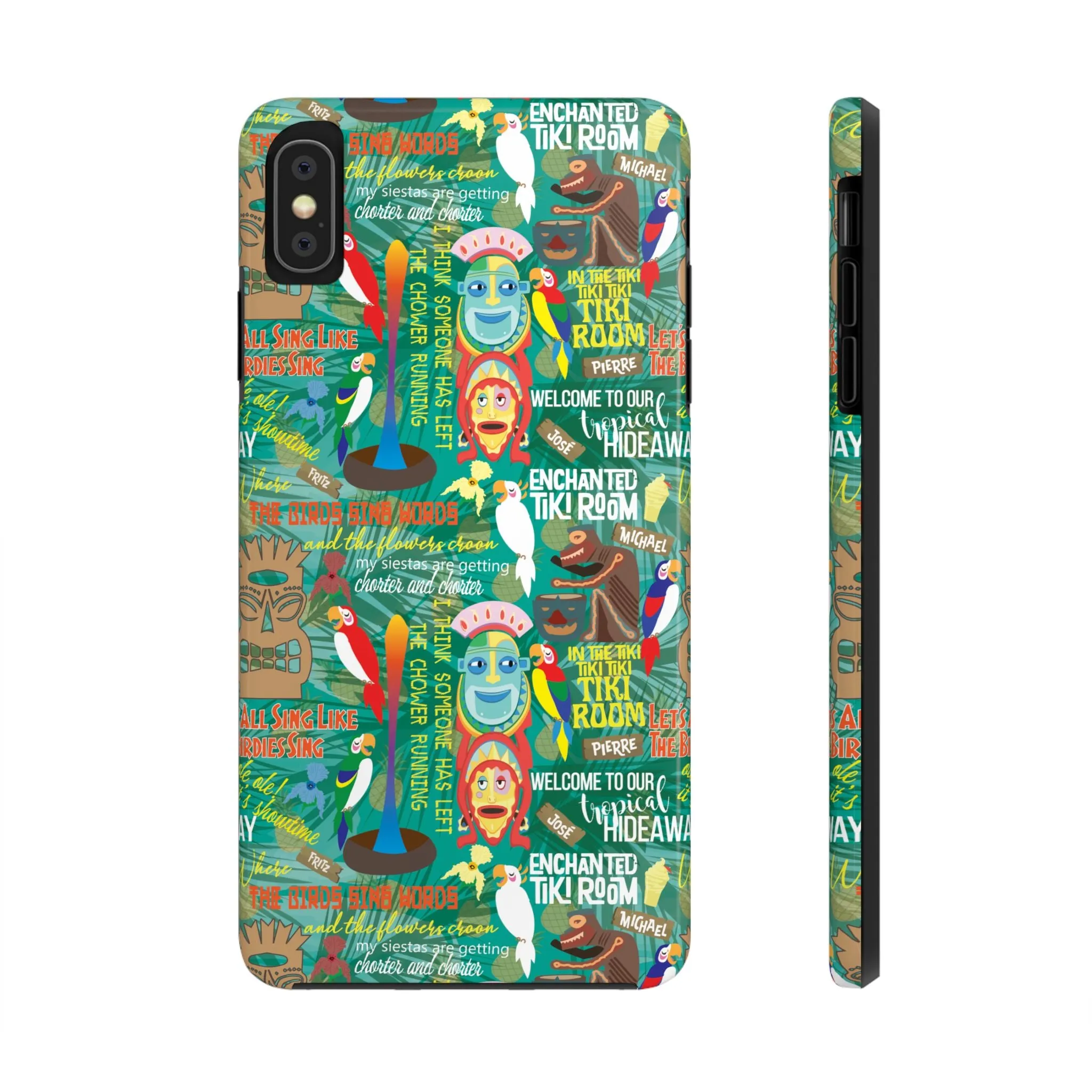 Aloha Tiki Room Phone Case Gift Inspired Fan Art Movie Ride Quotes Jose