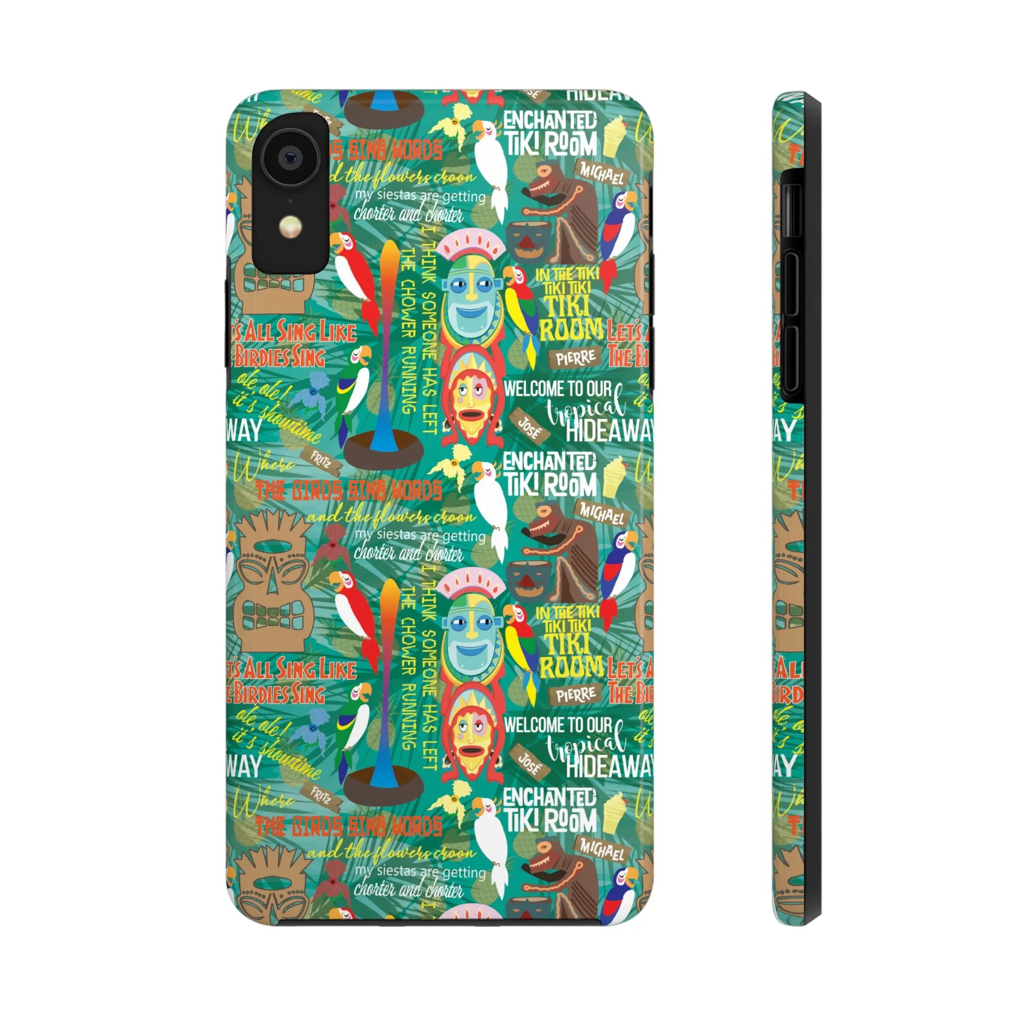 Aloha Tiki Room Phone Case Gift Inspired Fan Art Movie Ride Quotes Jose