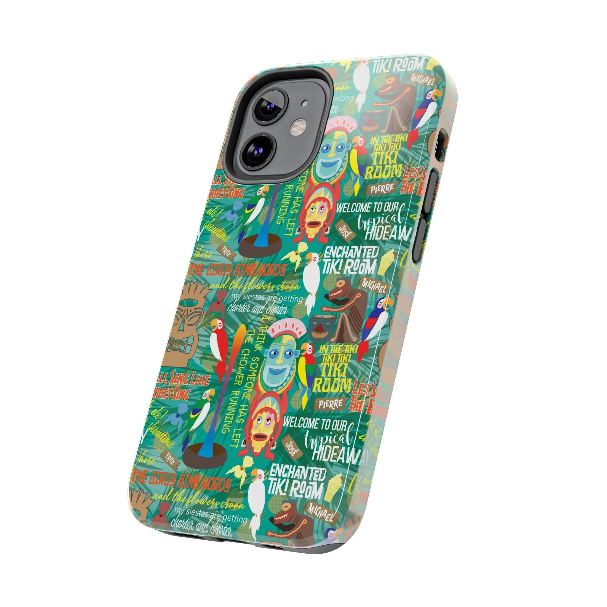 Aloha Tiki Room Phone Case Gift Inspired Fan Art Movie Ride Quotes Jose