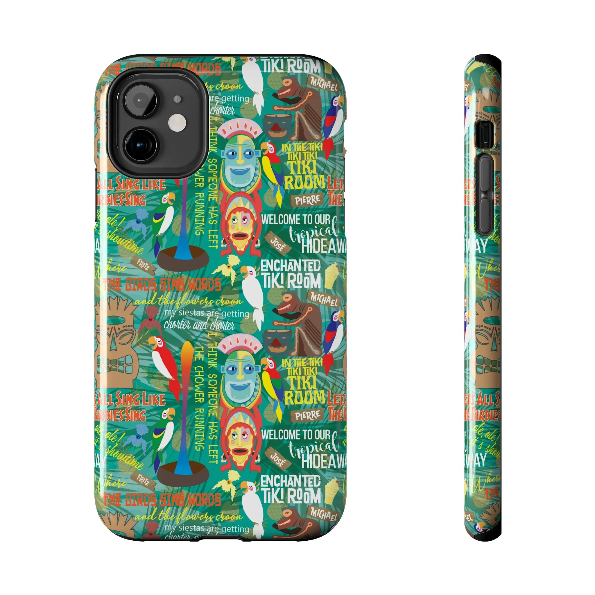 Aloha Tiki Room Phone Case Gift Inspired Fan Art Movie Ride Quotes Jose