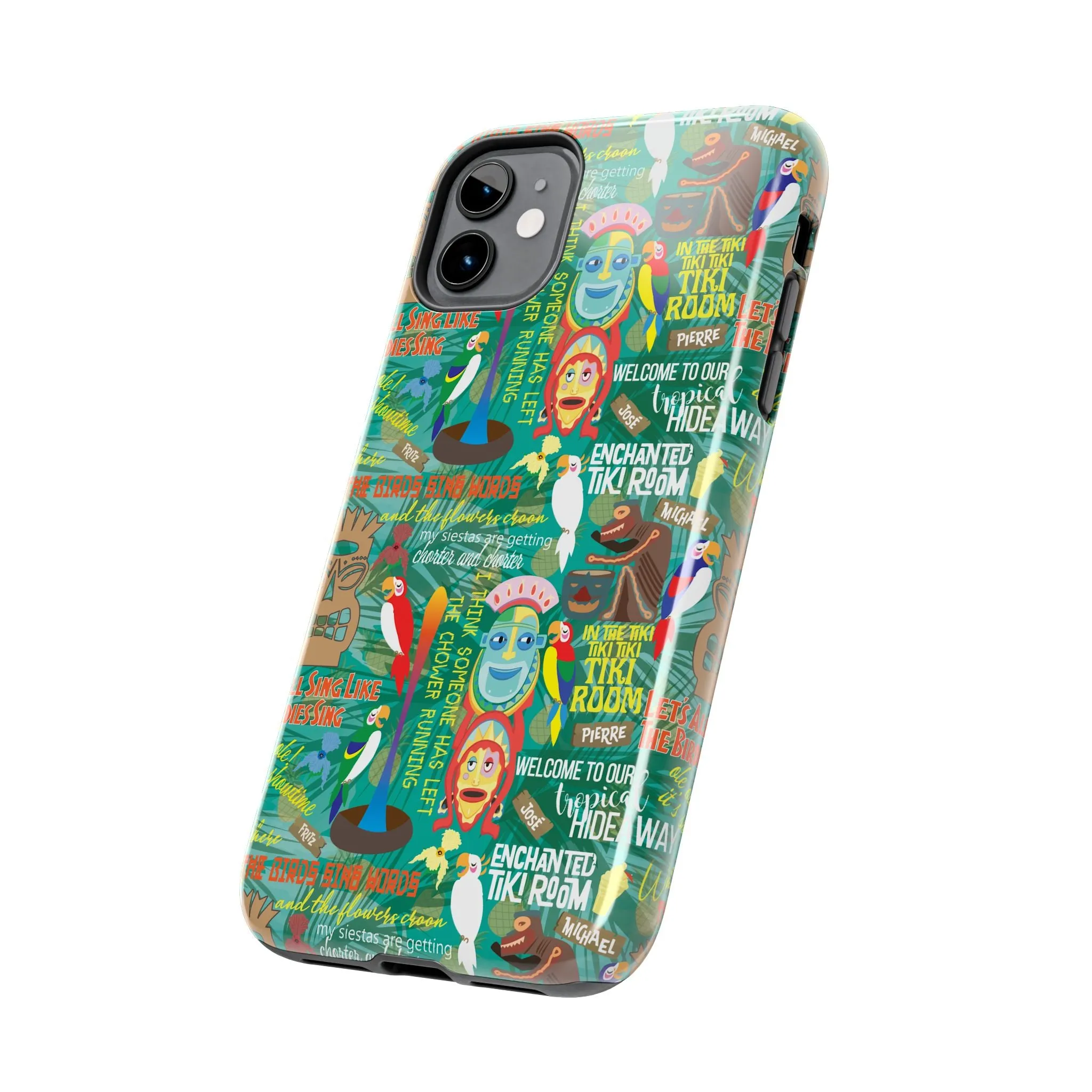 Aloha Tiki Room Phone Case Gift Inspired Fan Art Movie Ride Quotes Jose