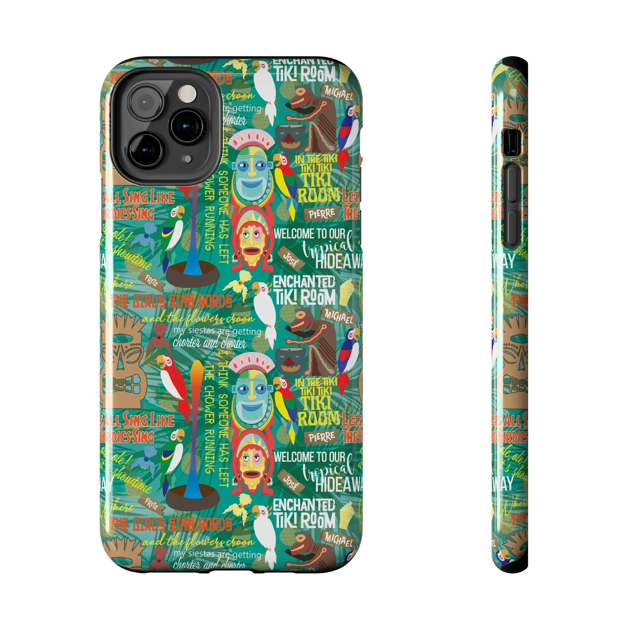 Aloha Tiki Room Phone Case Gift Inspired Fan Art Movie Ride Quotes Jose