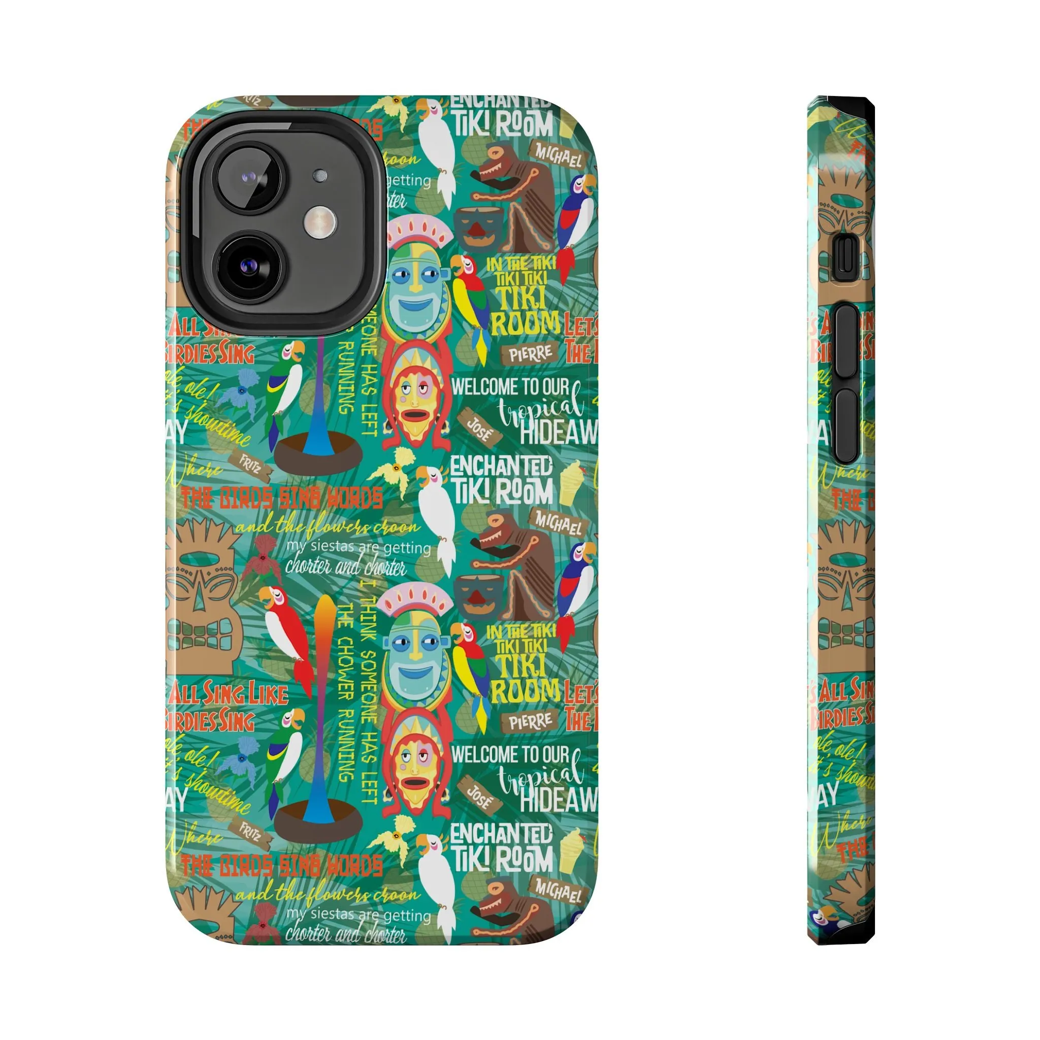 Aloha Tiki Room Phone Case Gift Inspired Fan Art Movie Ride Quotes Jose