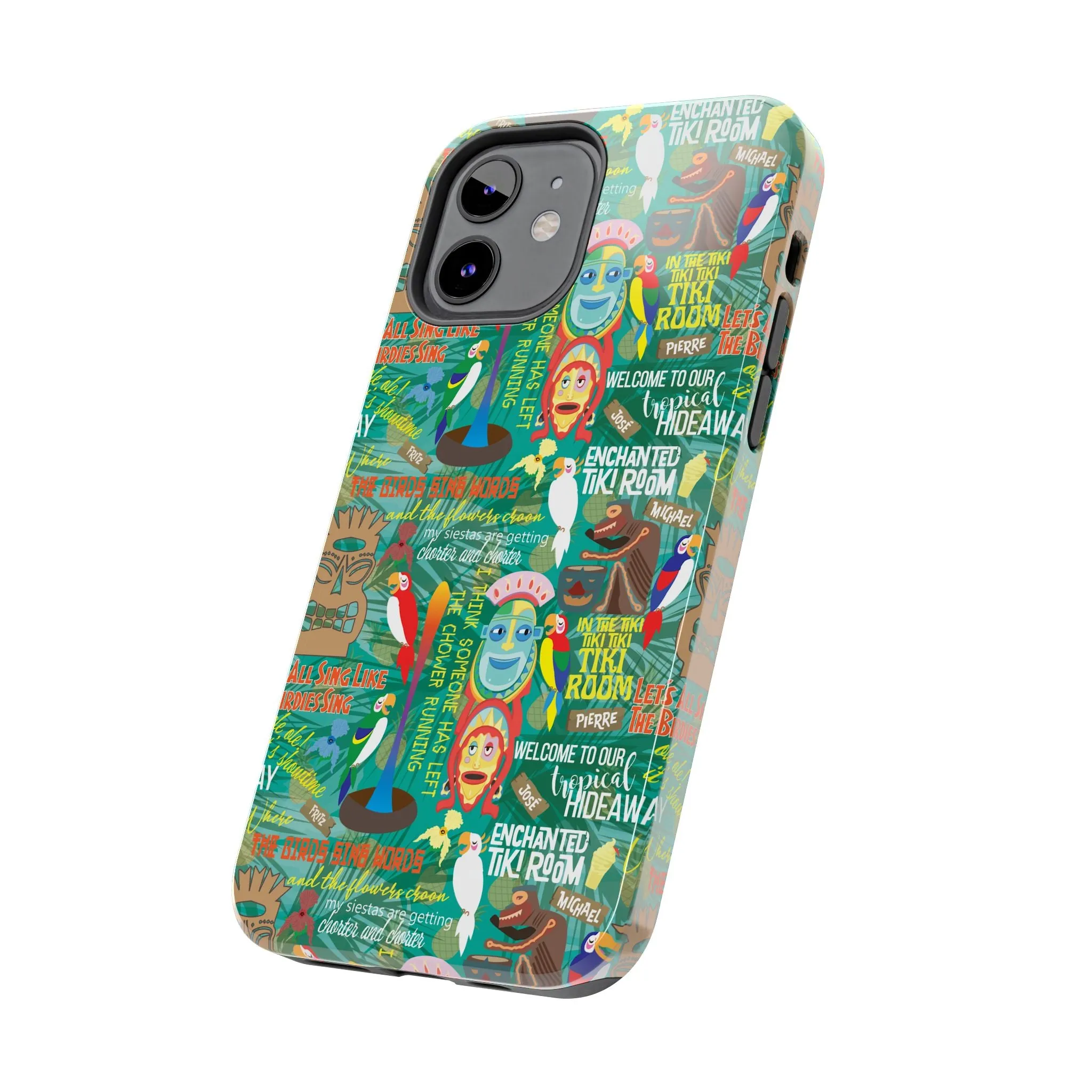 Aloha Tiki Room Phone Case Gift Inspired Fan Art Movie Ride Quotes Jose