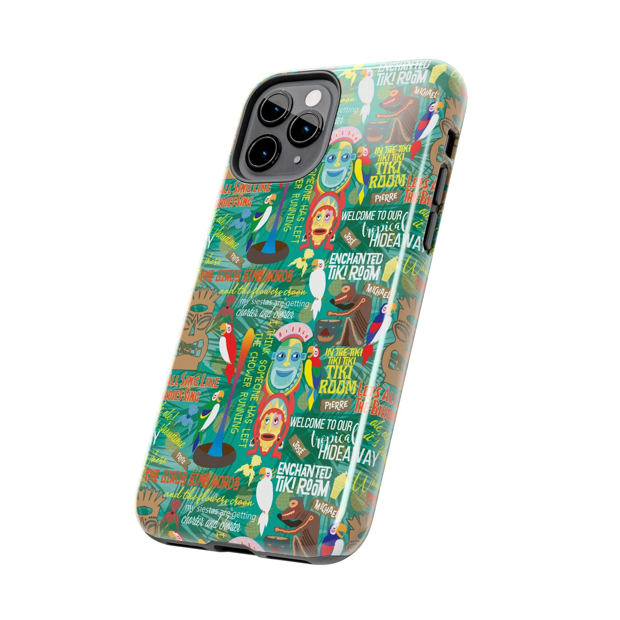 Aloha Tiki Room Phone Case Gift Inspired Fan Art Movie Ride Quotes Jose