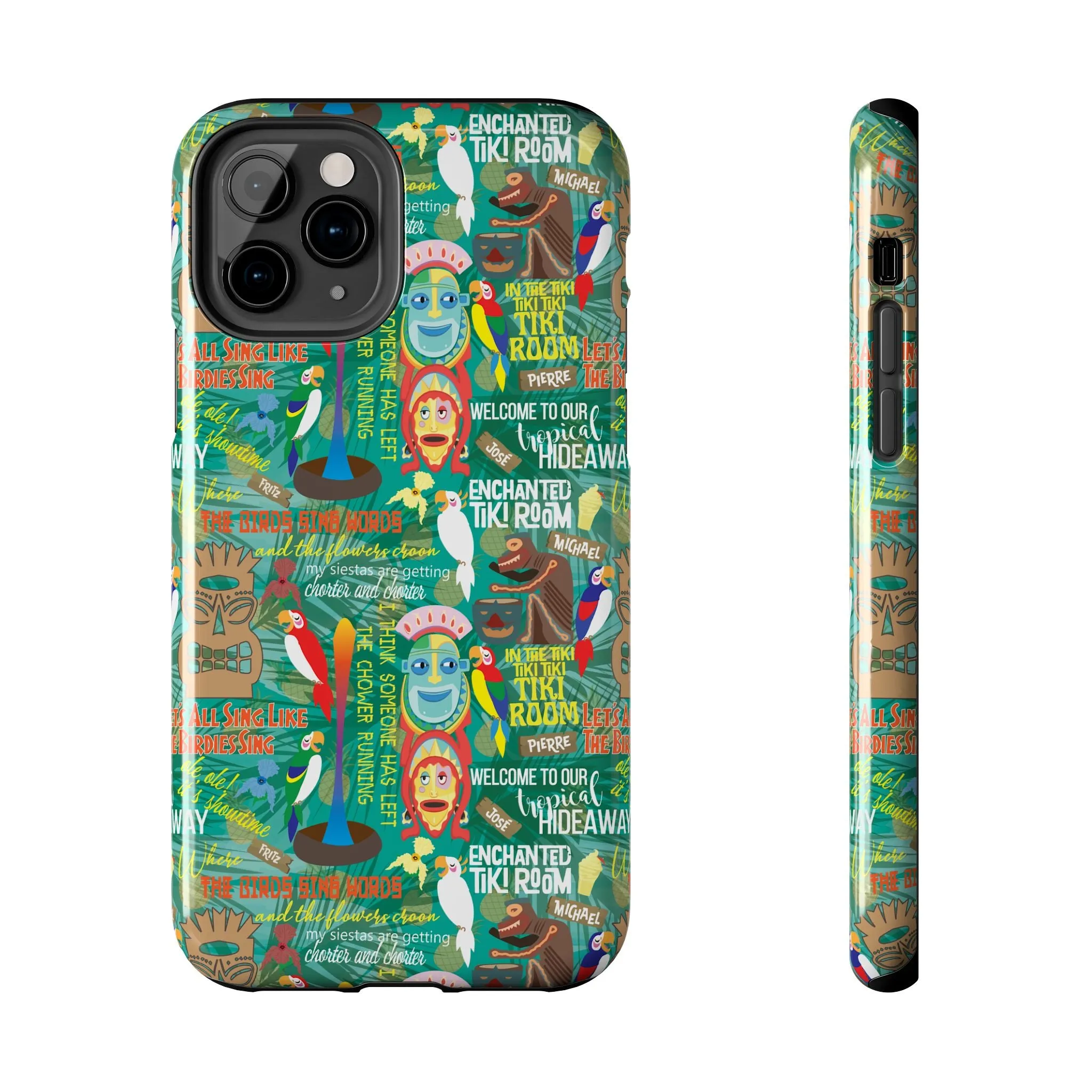 Aloha Tiki Room Phone Case Gift Inspired Fan Art Movie Ride Quotes Jose