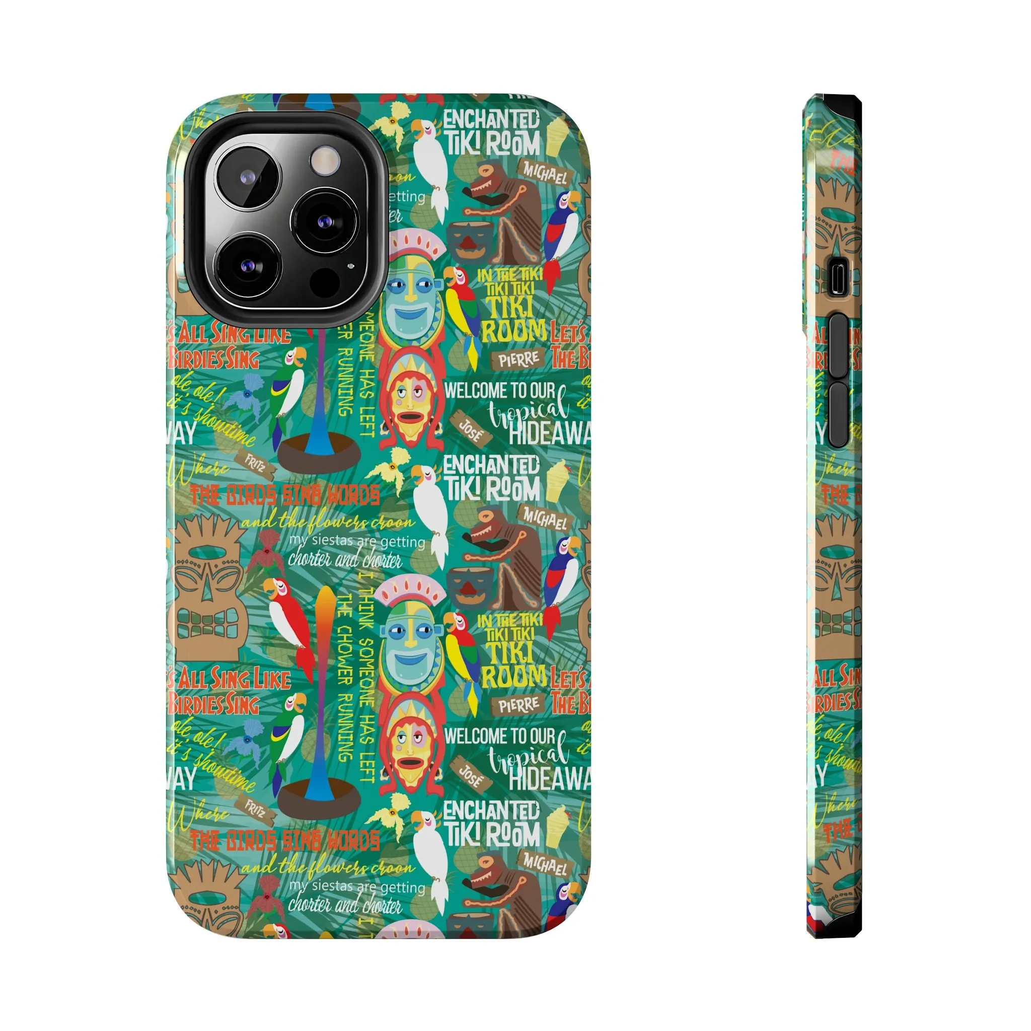 Aloha Tiki Room Phone Case Gift Inspired Fan Art Movie Ride Quotes Jose