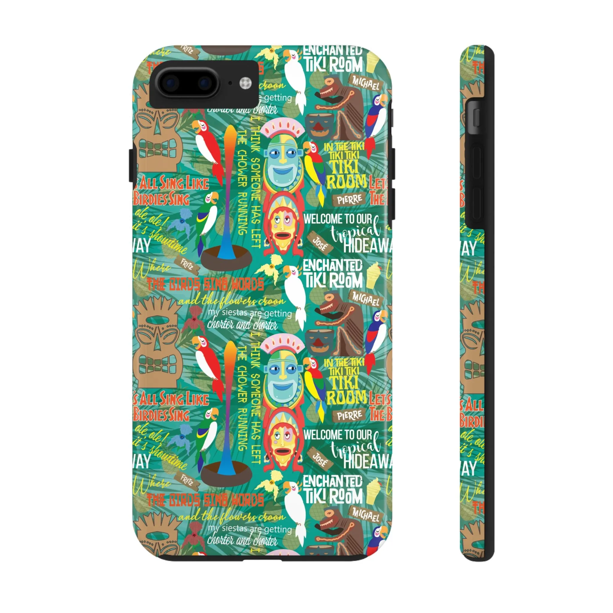 Aloha Tiki Room Phone Case Gift Inspired Fan Art Movie Ride Quotes Jose