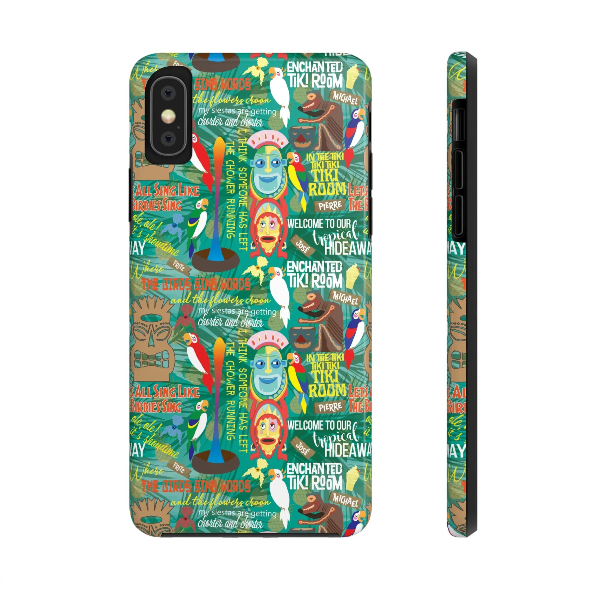 Aloha Tiki Room Phone Case Gift Inspired Fan Art Movie Ride Quotes Jose