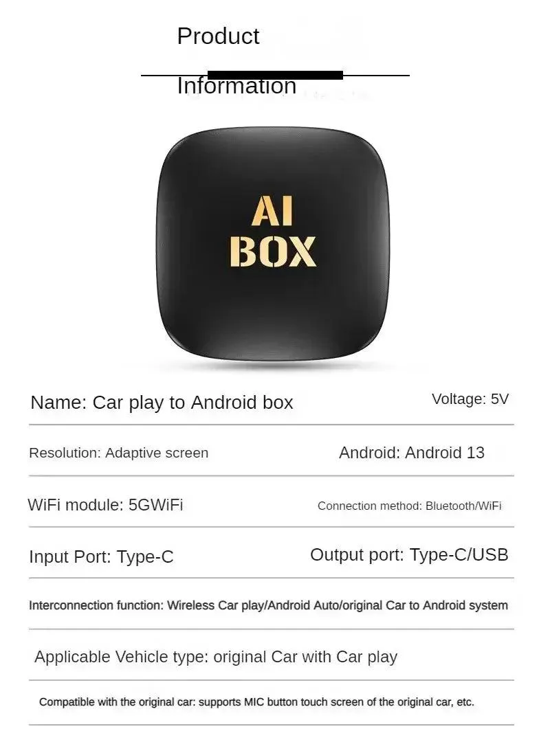 Android 13 CarPlay Adapter - Seamless Wireless Transition