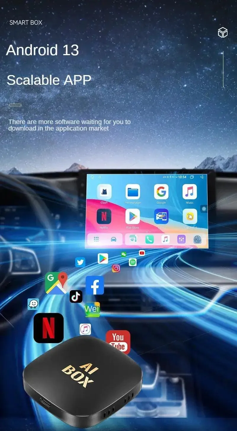 Android 13 CarPlay Adapter - Seamless Wireless Transition