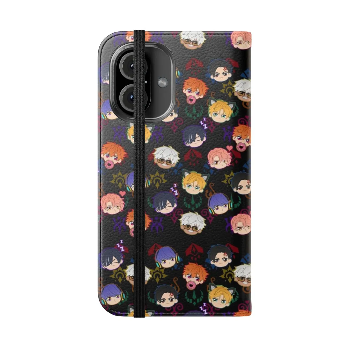 Anime Demon Brothers Themed Flip Cover Phone Case