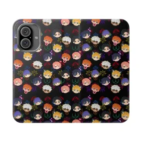 Anime Demon Brothers Themed Flip Cover Phone Case