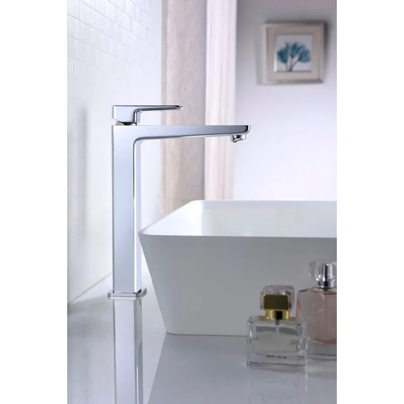 ANZZI Valor Single Hole Single-Handle Bathroom Faucet in Polished Chrome with Soap Dish and Toothbrush Holder