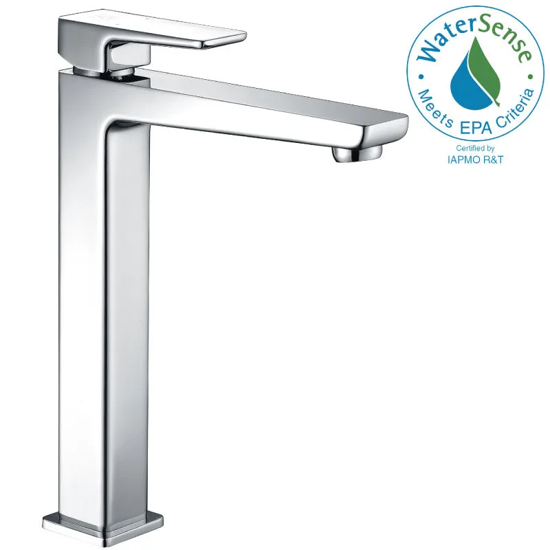 ANZZI Valor Single Hole Single-Handle Bathroom Faucet in Polished Chrome with Soap Dish and Toothbrush Holder