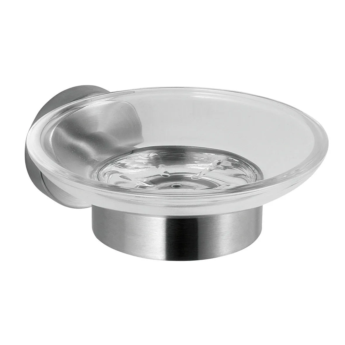 ASI 7313 Surface Mounted Soap Dish With Glass Holder