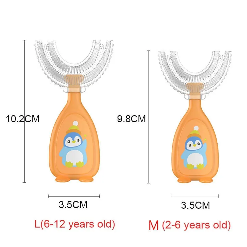 Baby Toothbrush Children's Teeth Oral Care Cleaning Brush Soft Silicone Teethers Baby Toothbrush New Born Baby Items 2-12Y