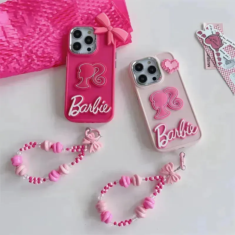 Barbie Beaded Lanyard Phone Case (For iPhones)