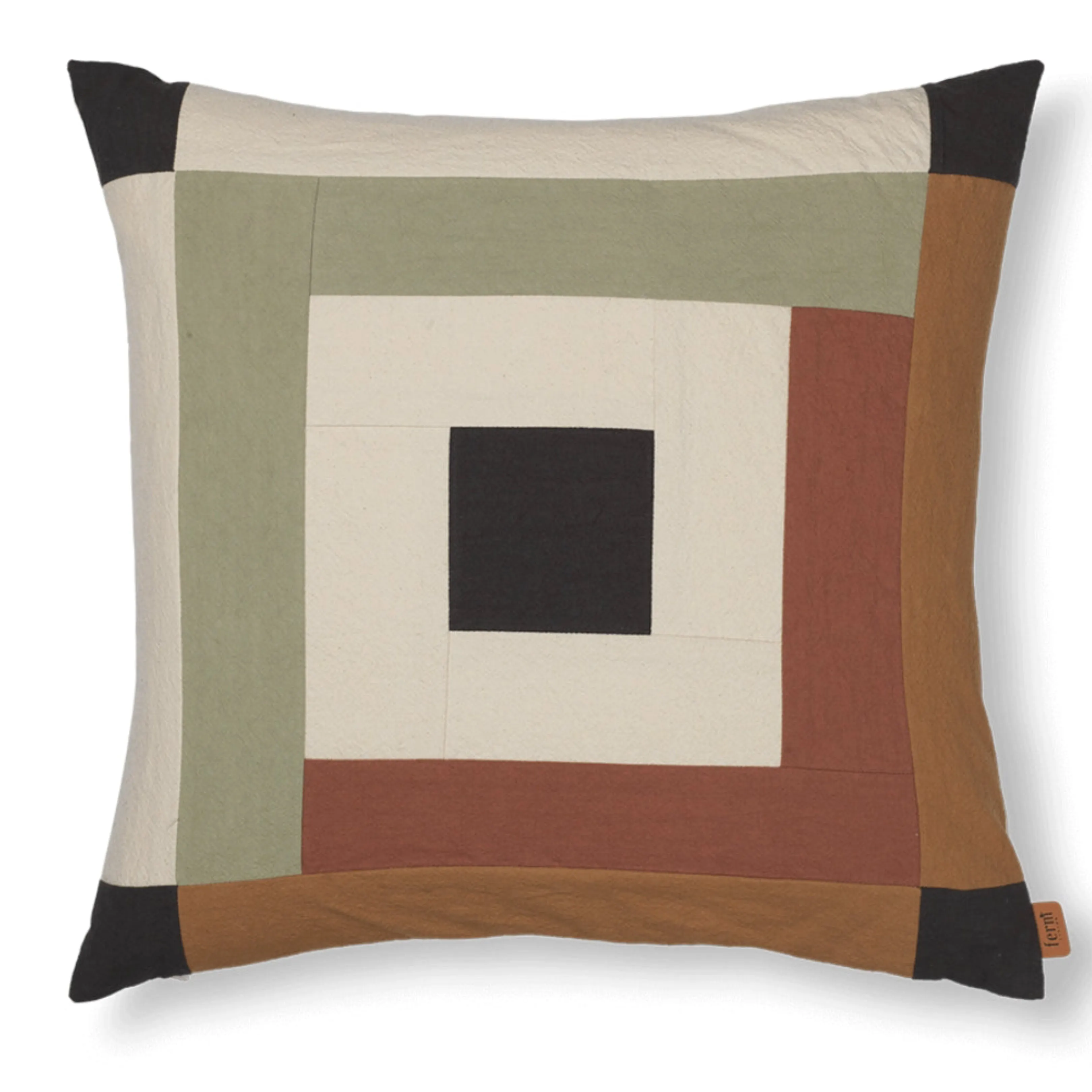 Border Patchwork Cushion