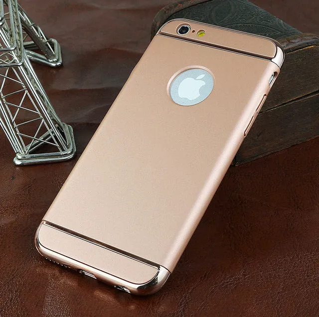 Brand Case For Iphone 6 6S 7 5S 5 S Phone Cover Ultra Thin Hard Plastic Cover 360 Degree Protection Back Cover For Iphone 6S 6