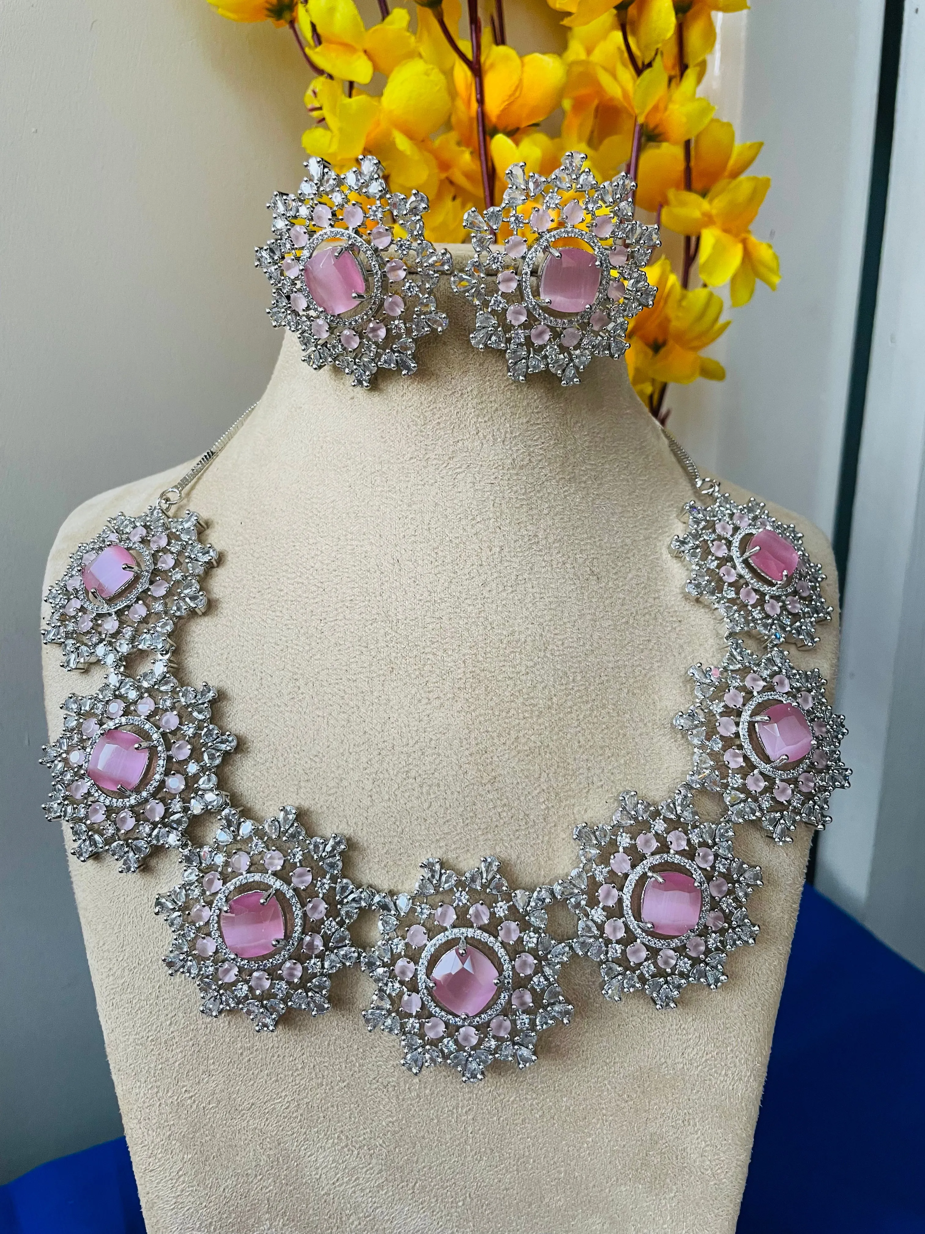 BRIDAL NECKLACE SET-Elegance124