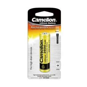 Camelion 3.7v ICR18650 rechargeable lithium battery